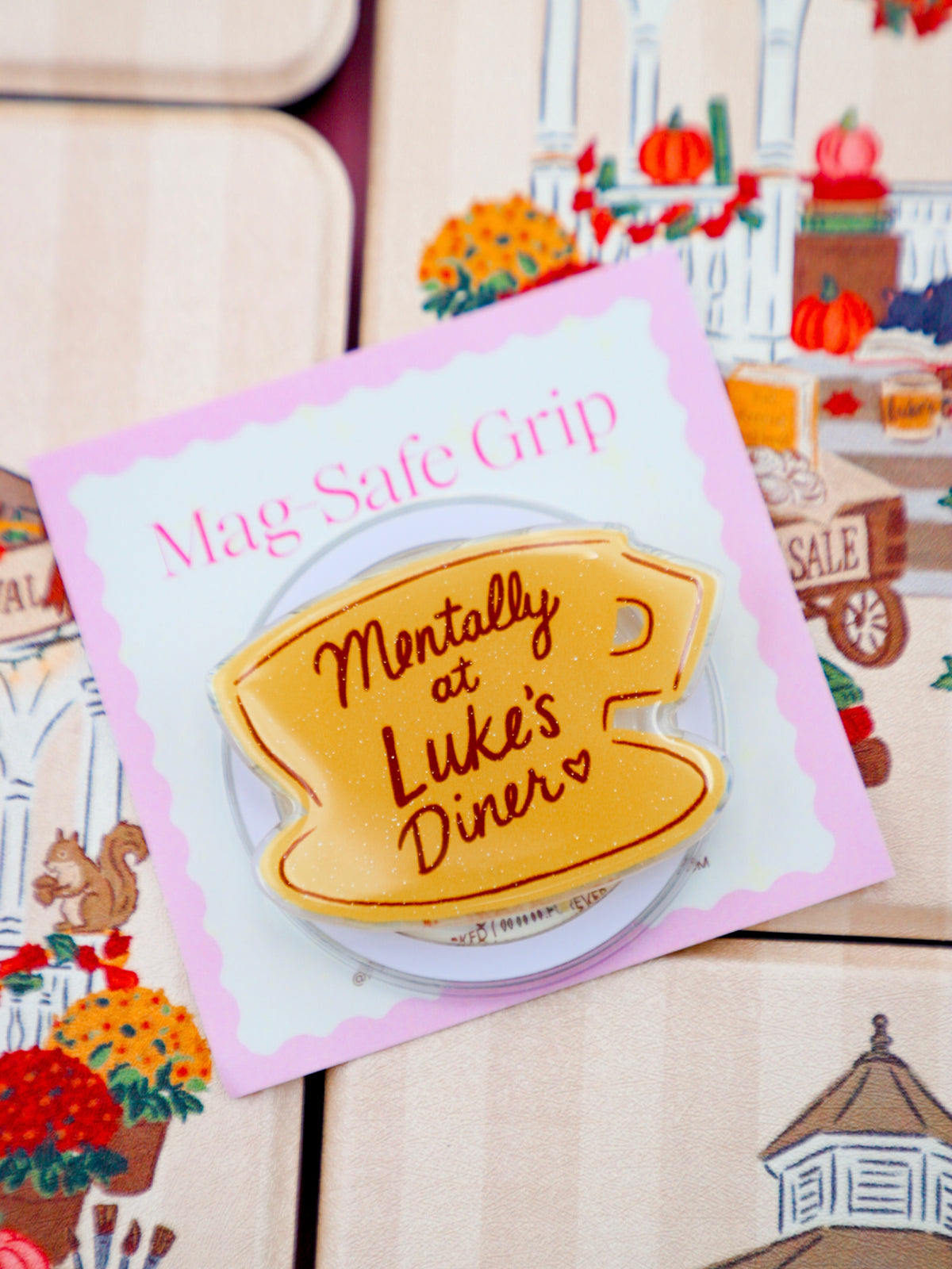 Mentally at Luke’s Diner MagSafe Phone Grip