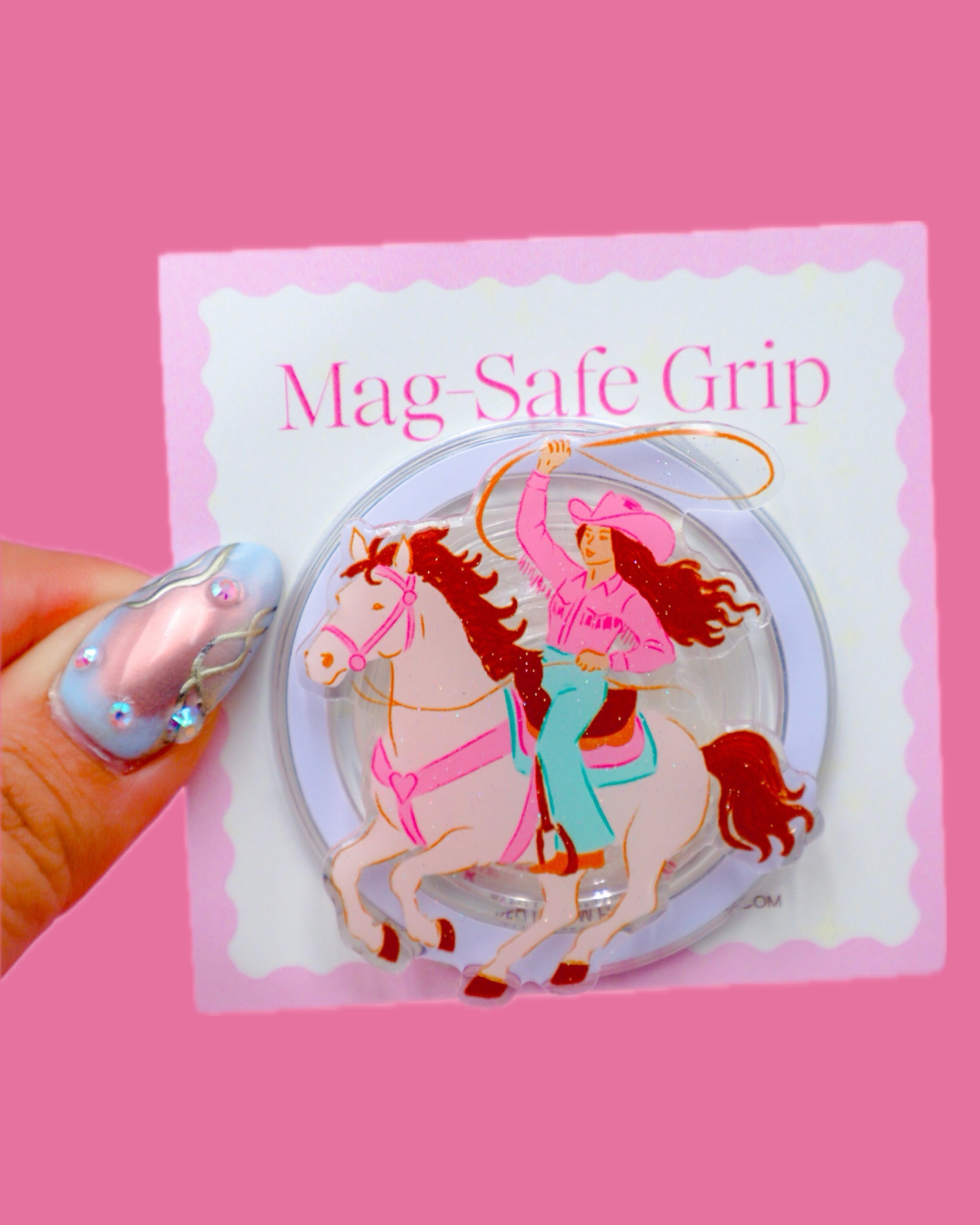 Cowgirl Era MagSafe Phone Grip