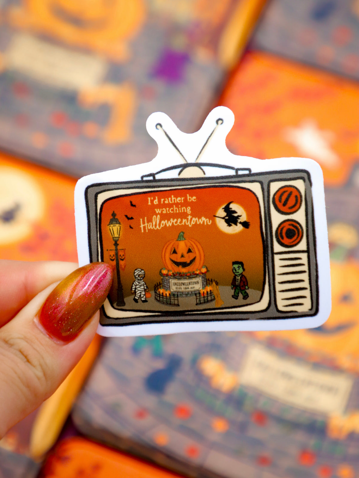 I’d Rather Be Watching Halloweentown Sticker