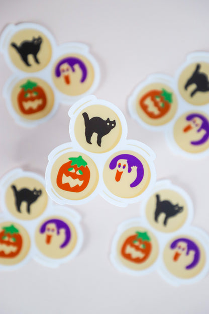 Halloween Cookies Clear Sticker