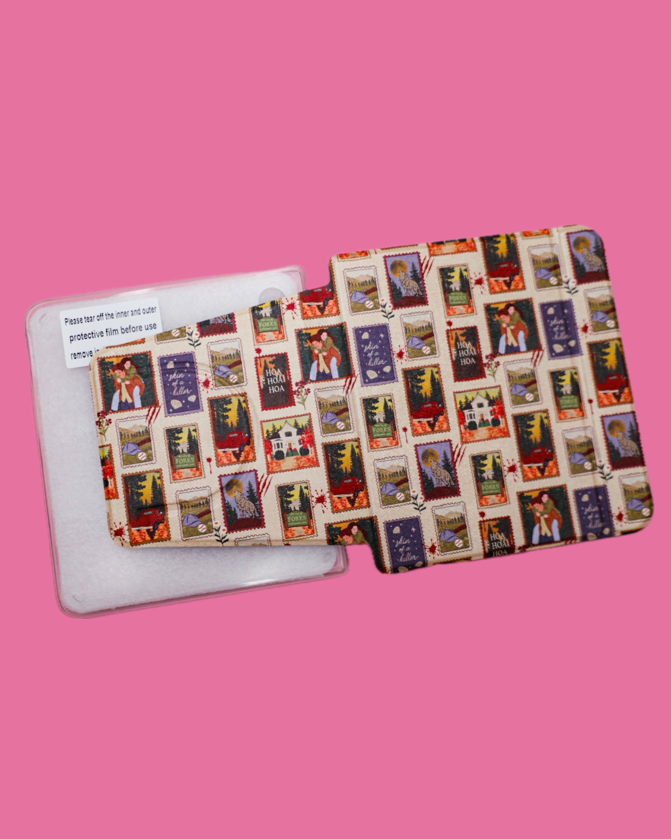 Hoa Hoa Hoa Season Stamps Kobo Libra Detachable Case