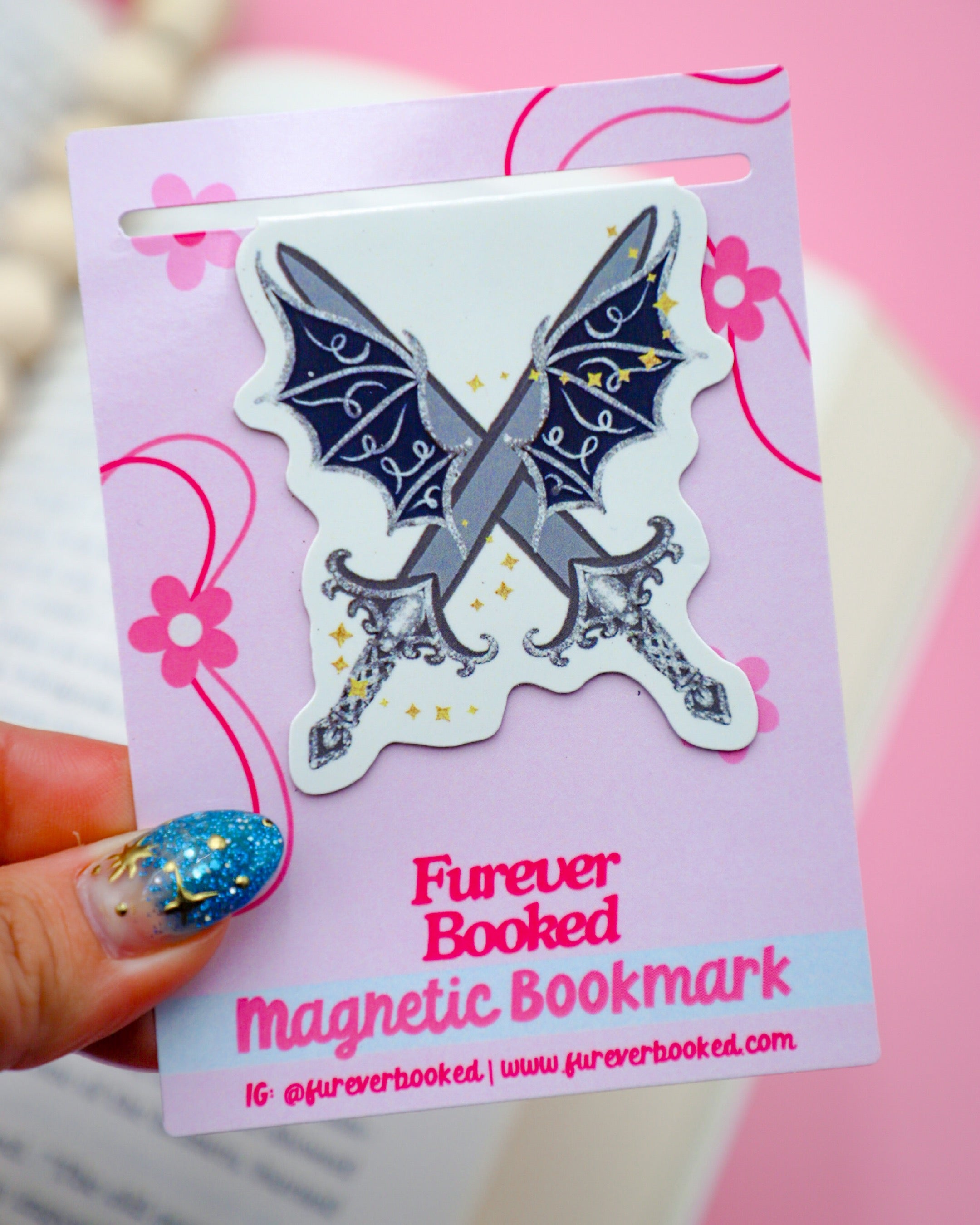 Wings of Night Magnetic Bookmark