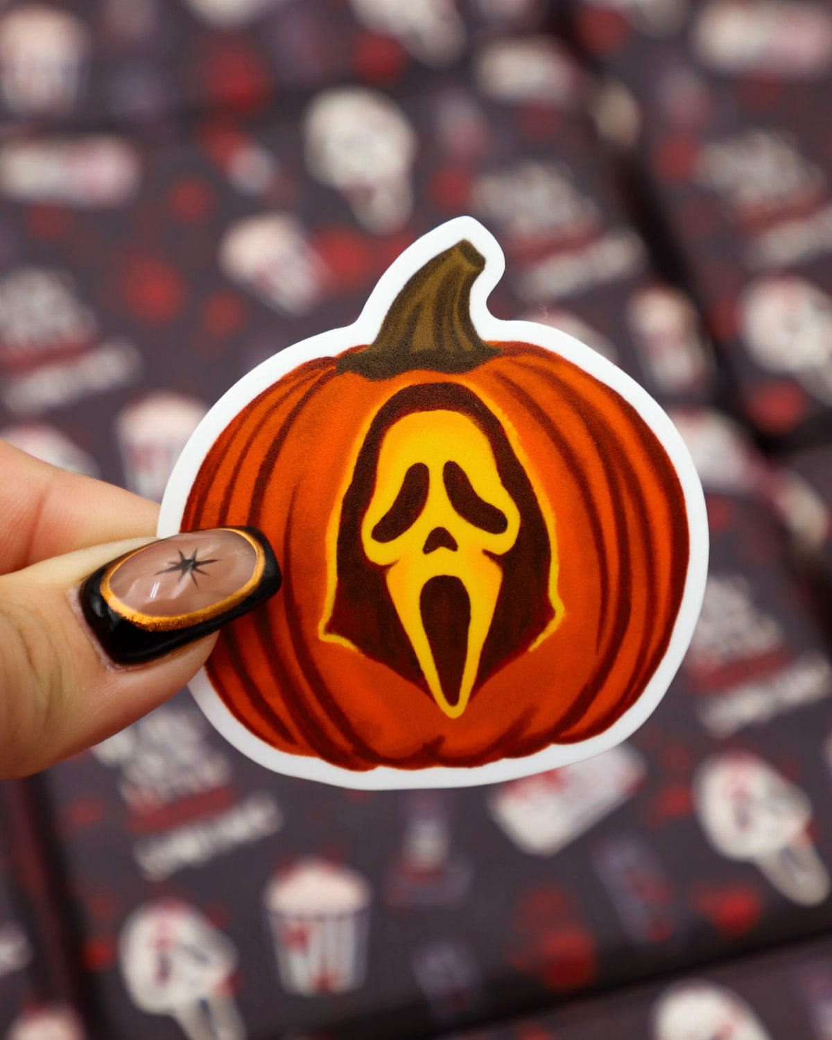 Ghost Pumpkin Sticker