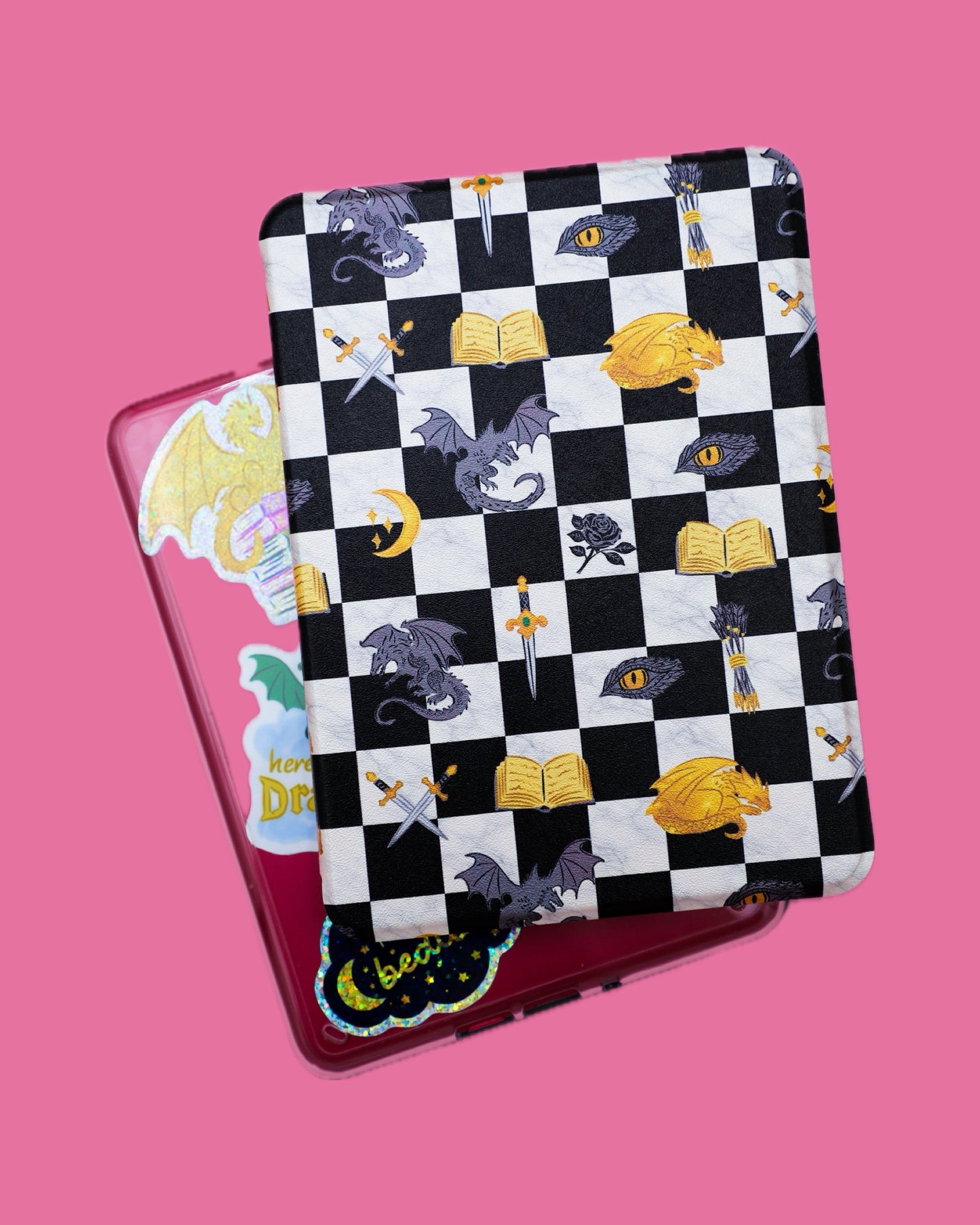 Dragon Rider Clear Back Kindle Case