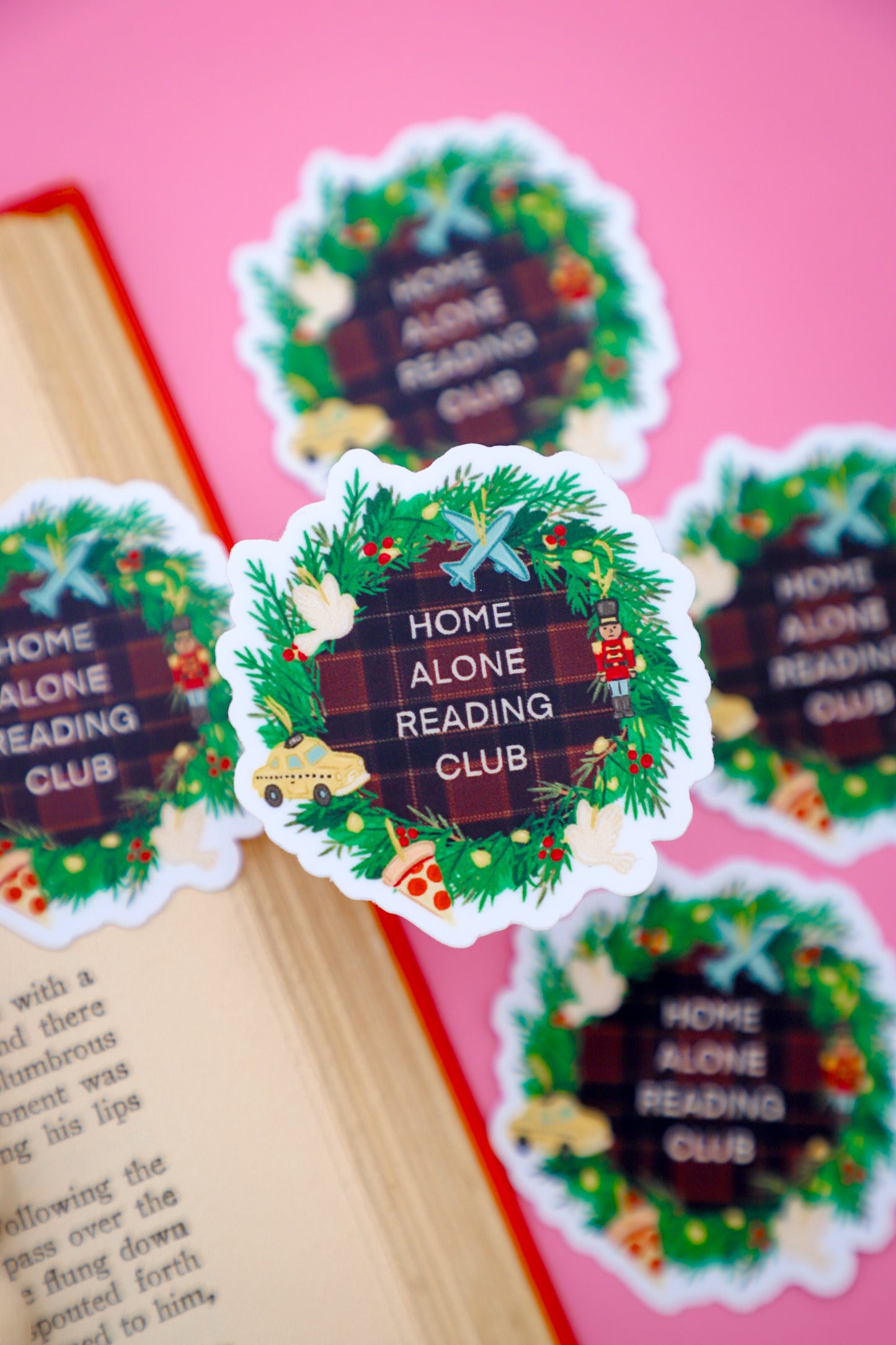 Home Alone Reading Club Sticker