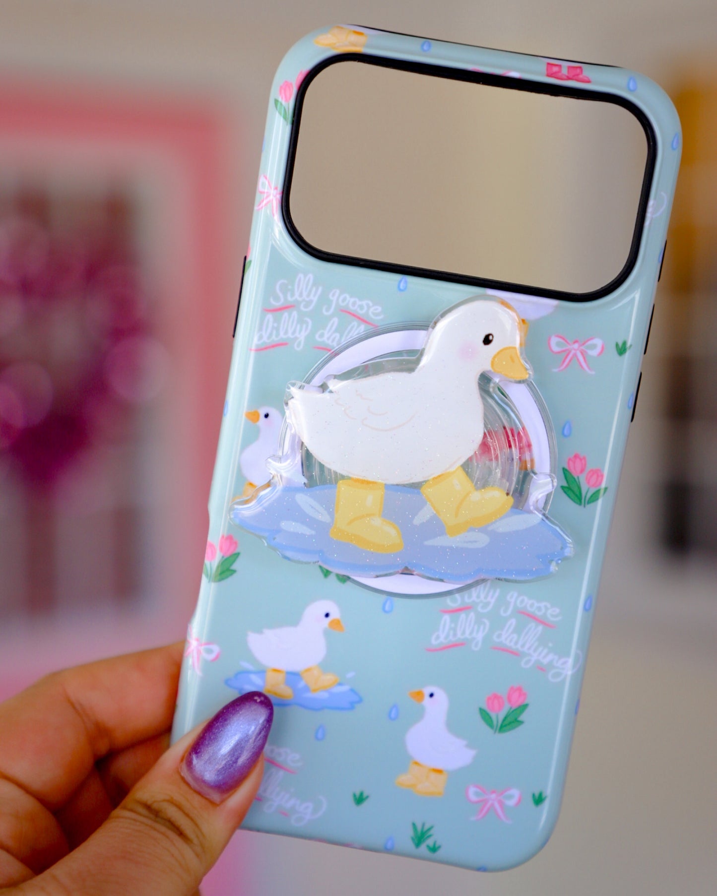 Goose in Boots MagSafe Phone Grip