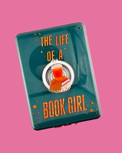 The Life of a Book Girl Clear Back Kindle Case