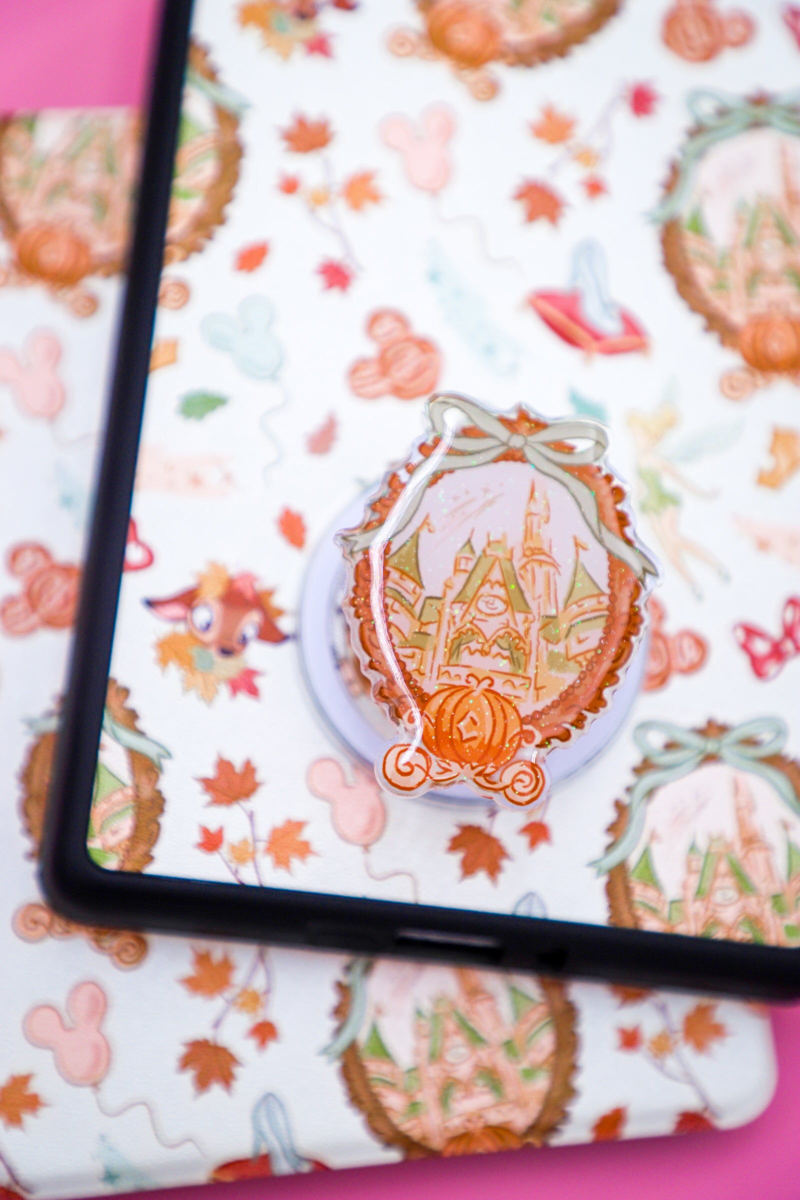 Autumn Ever After Glitter MagSafe Phone Grip