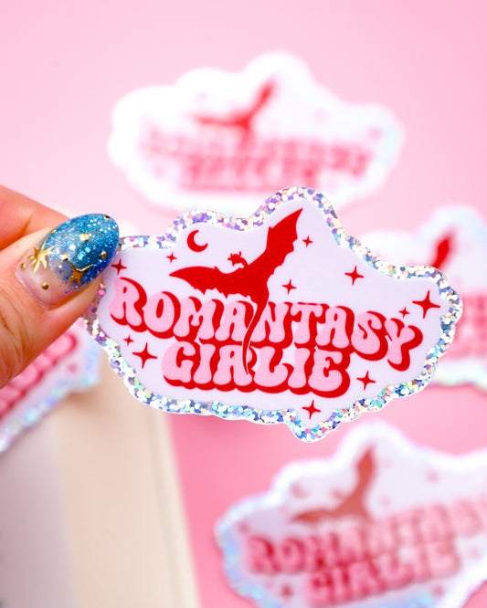 Romantasy Girlie Glitter Sticker