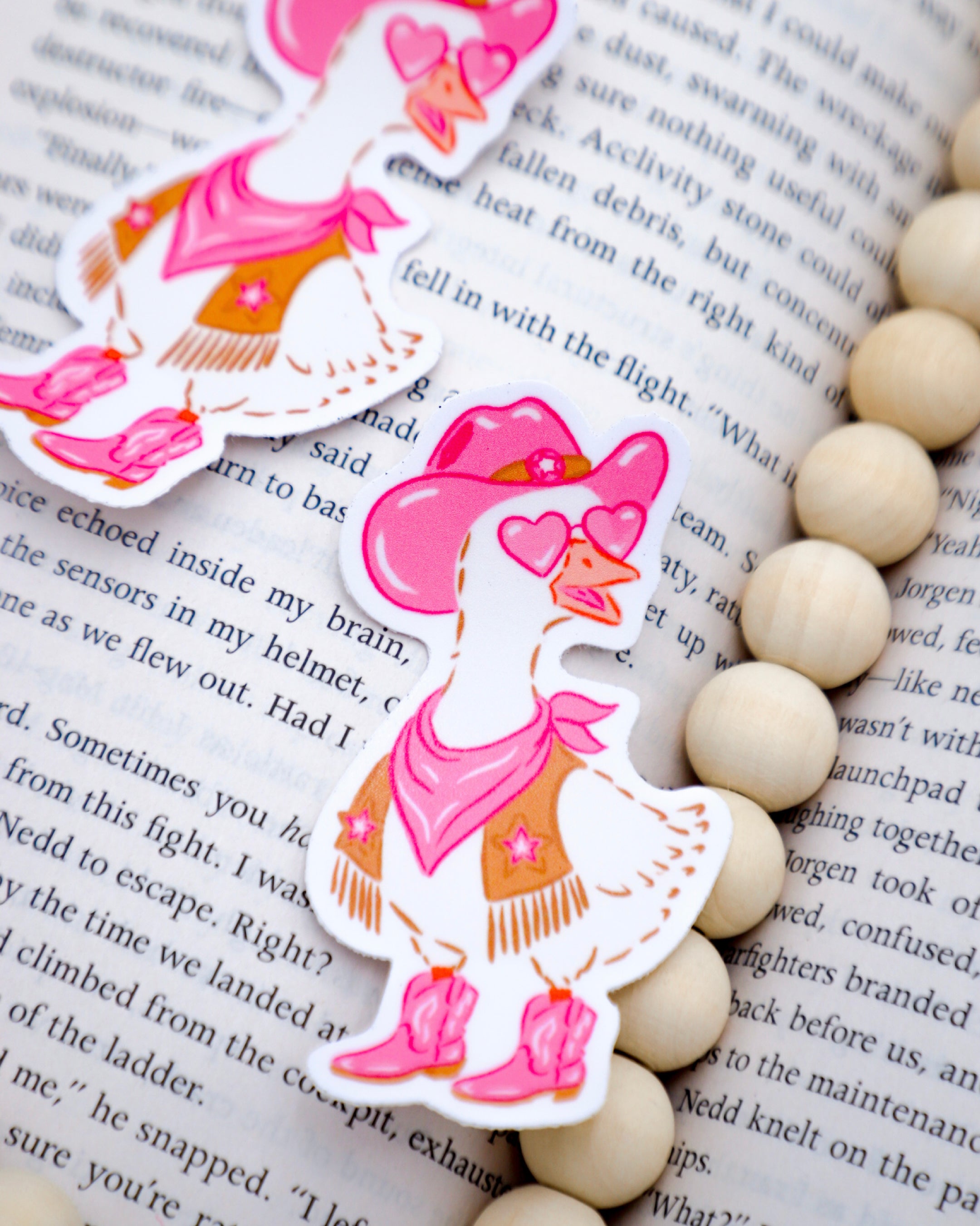 Cowgirl Goose Sticker