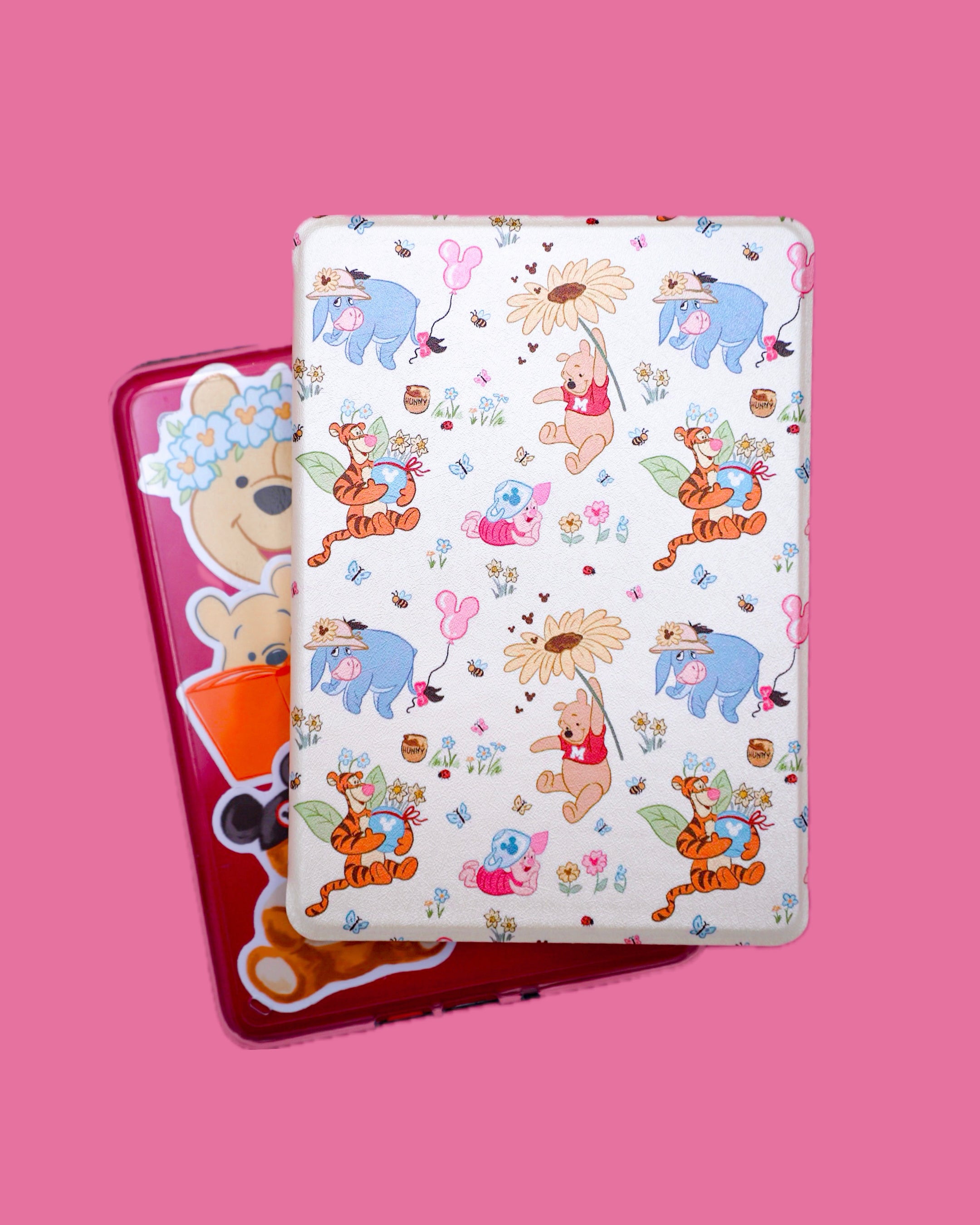 Hundred Acre Garden Party Clear Back Kindle Case