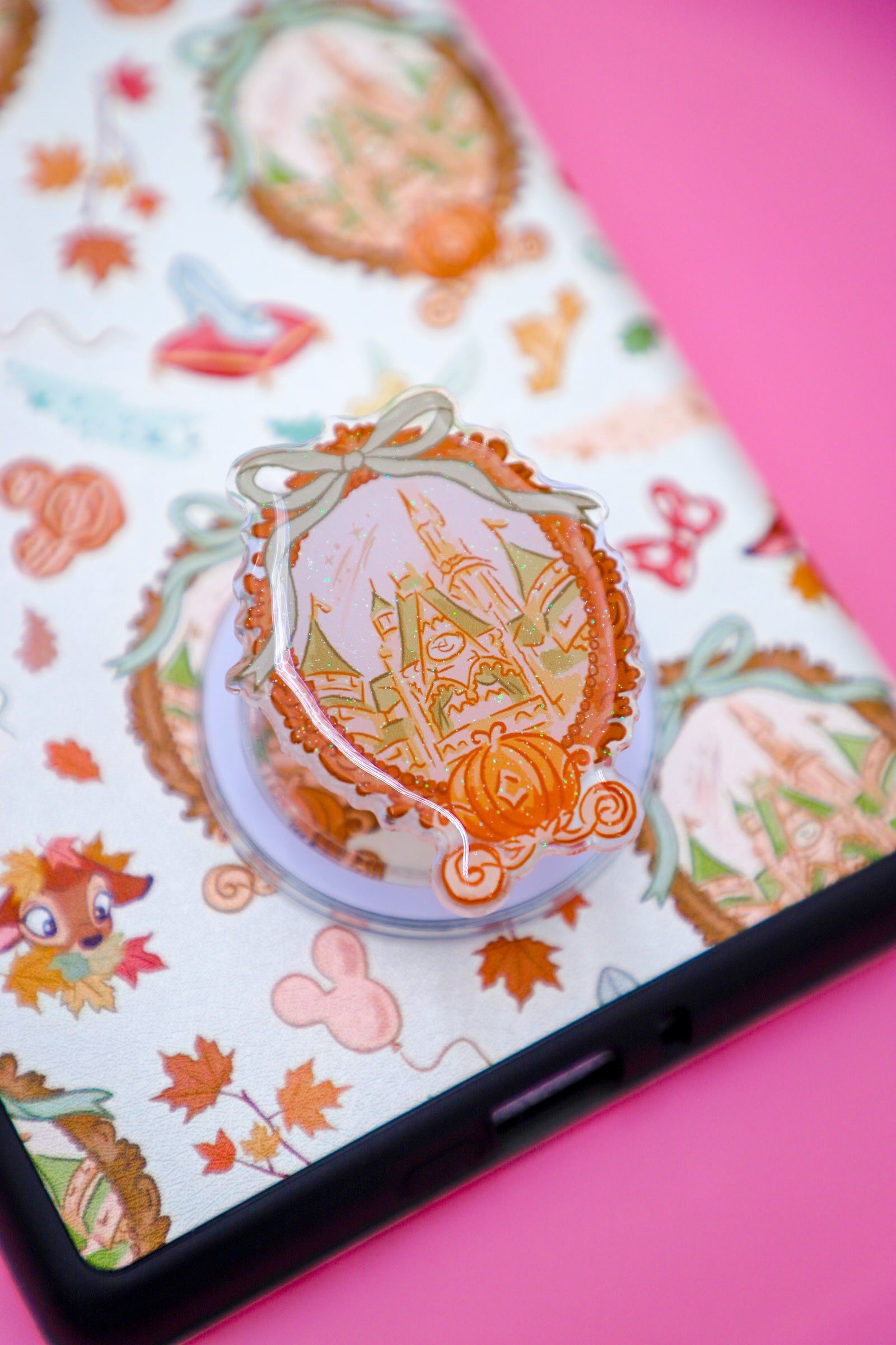 Autumn Ever After Glitter MagSafe Phone Grip