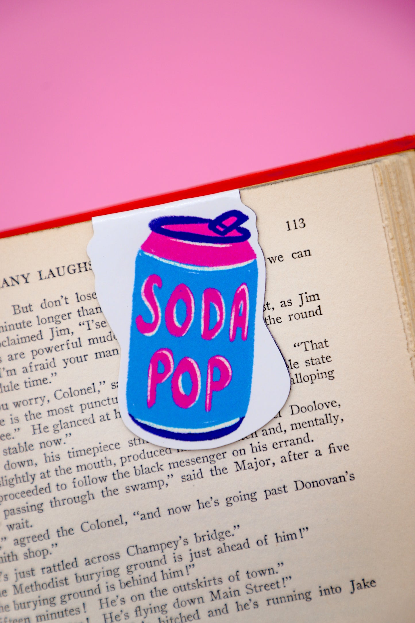 Soda Pop Magnetic Bookmark