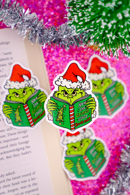 How The Grinch Stole Bookmas Sticker