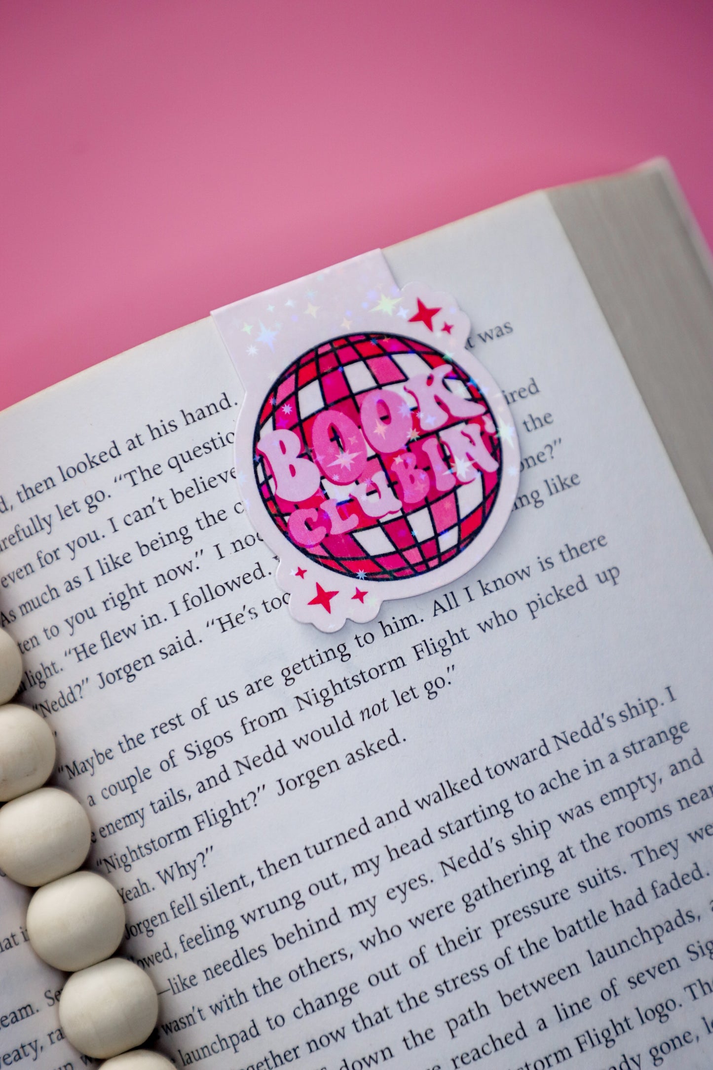 Book Clubin Glitter Magnetic Bookmark