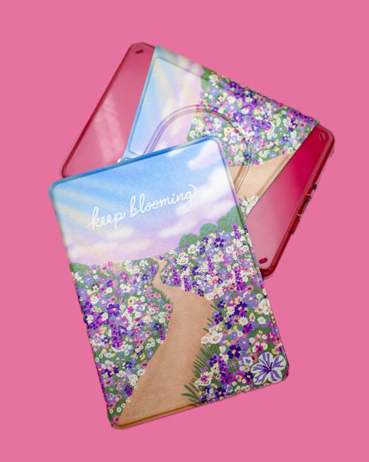 Petunia Bloom Detachable Cover Kindle Case