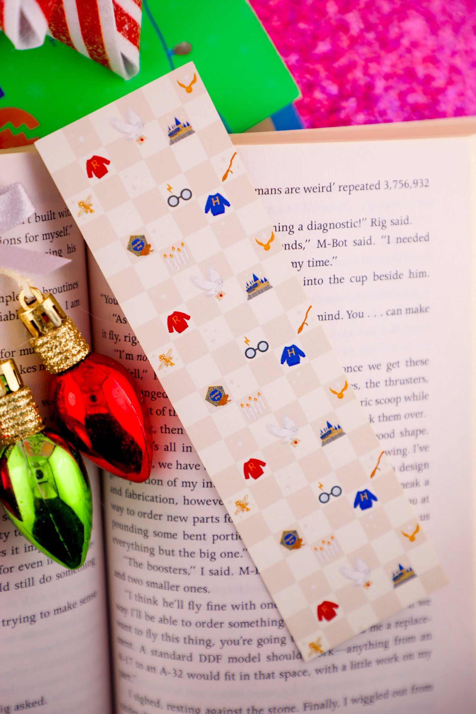 Happy Christmas Bookmark