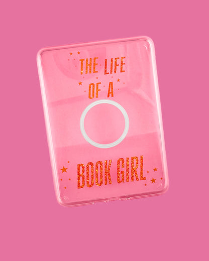 The Life of a Book Girl Clear Back Kindle Case