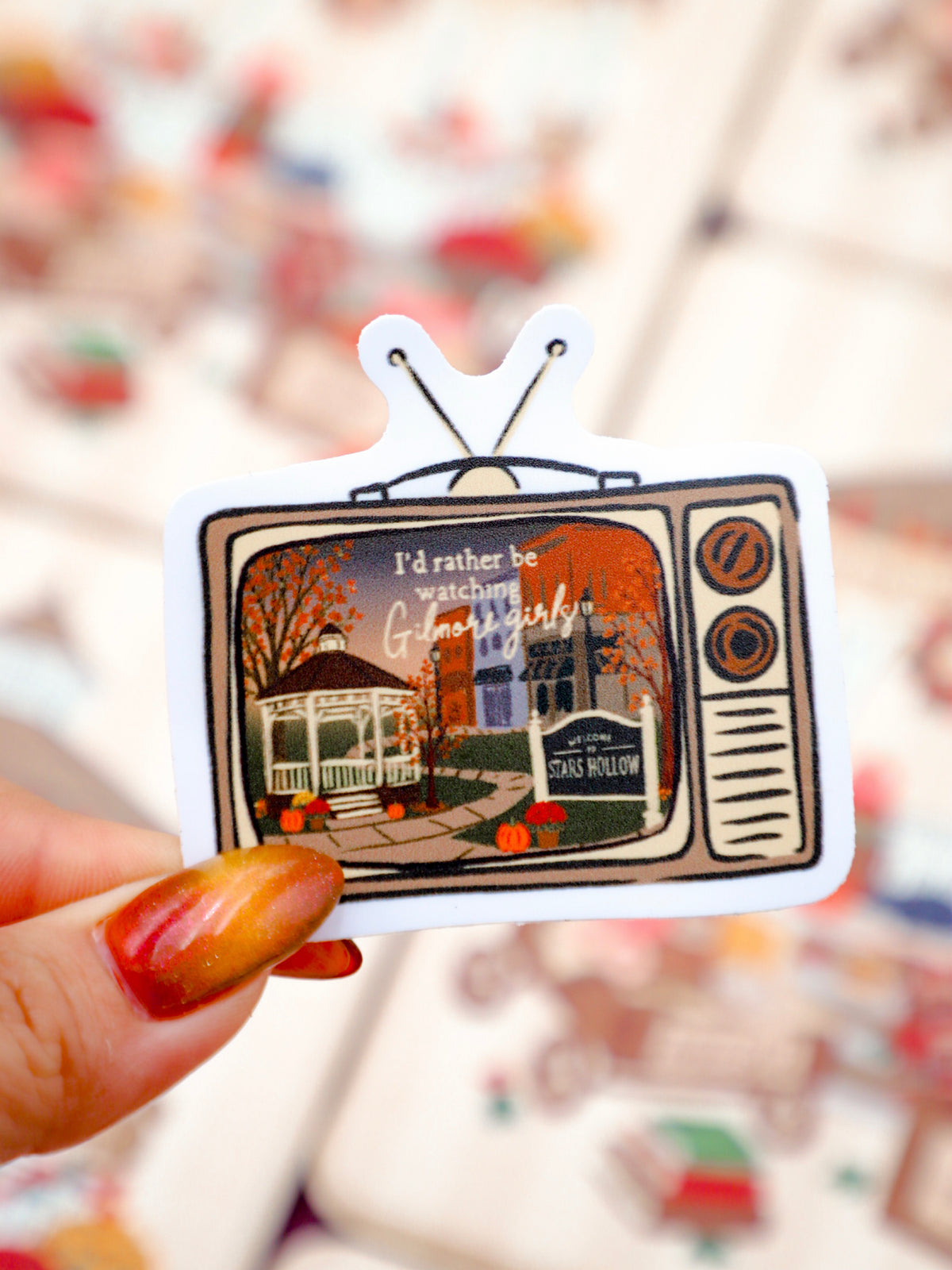 I’d Rather Be Watching Gilmore Girls Sticker