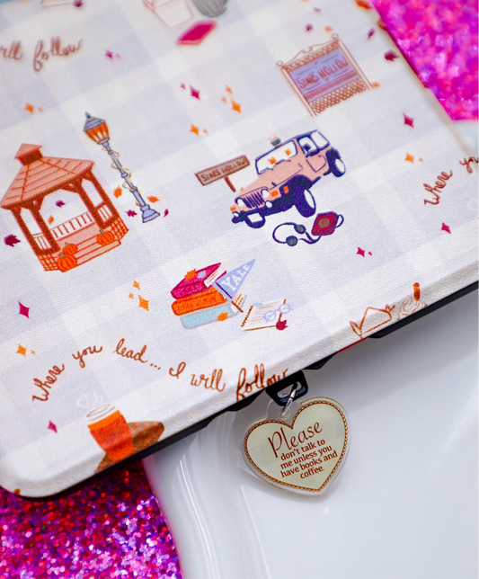 Please Don't Talk To Me Unless You Have Books And Coffee Kindle Charm