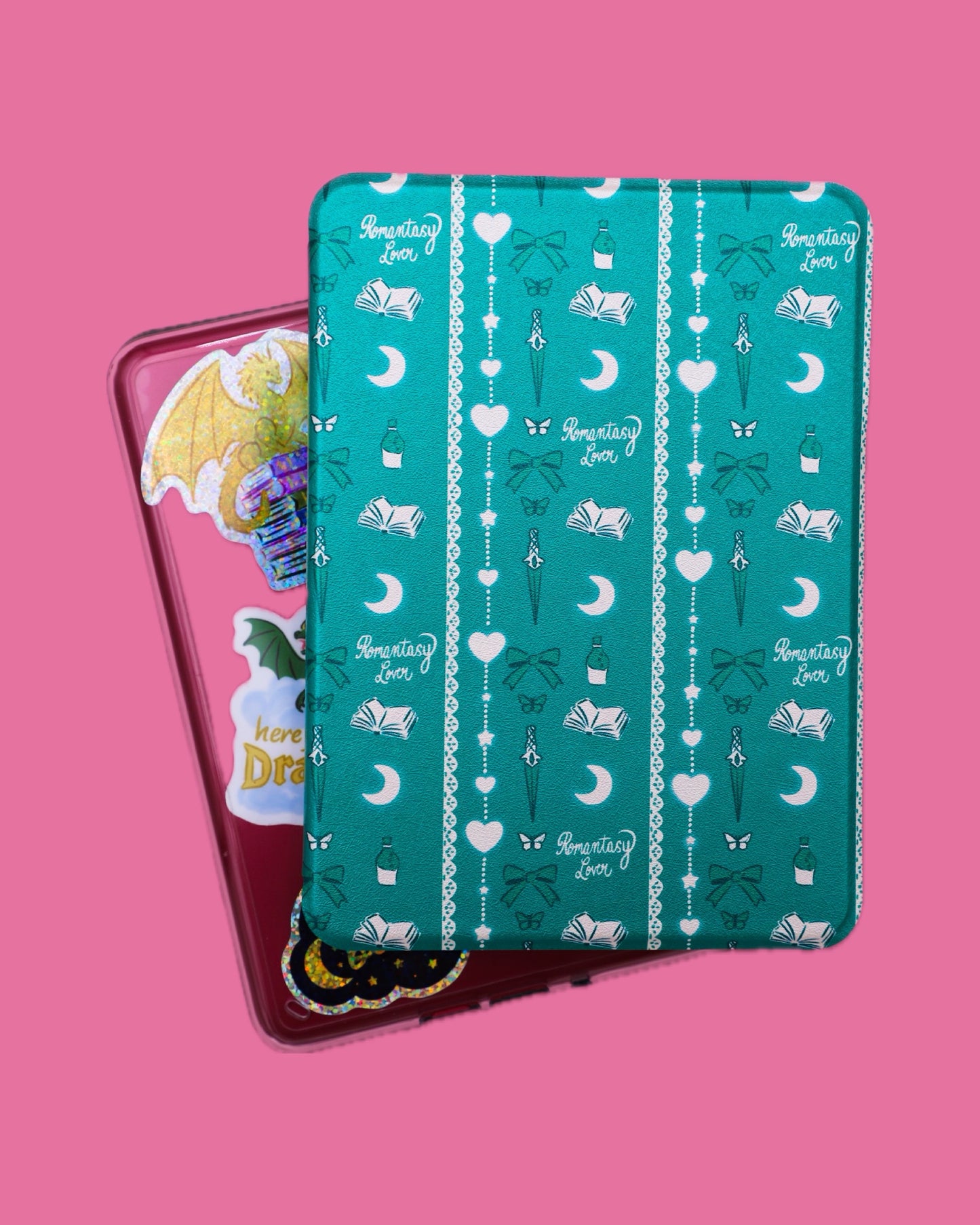 Romantasy Lover Clear Back Kindle Case