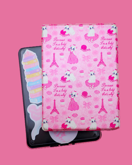 Because I'm A Lady That's Why Clear Back Kindle Case
