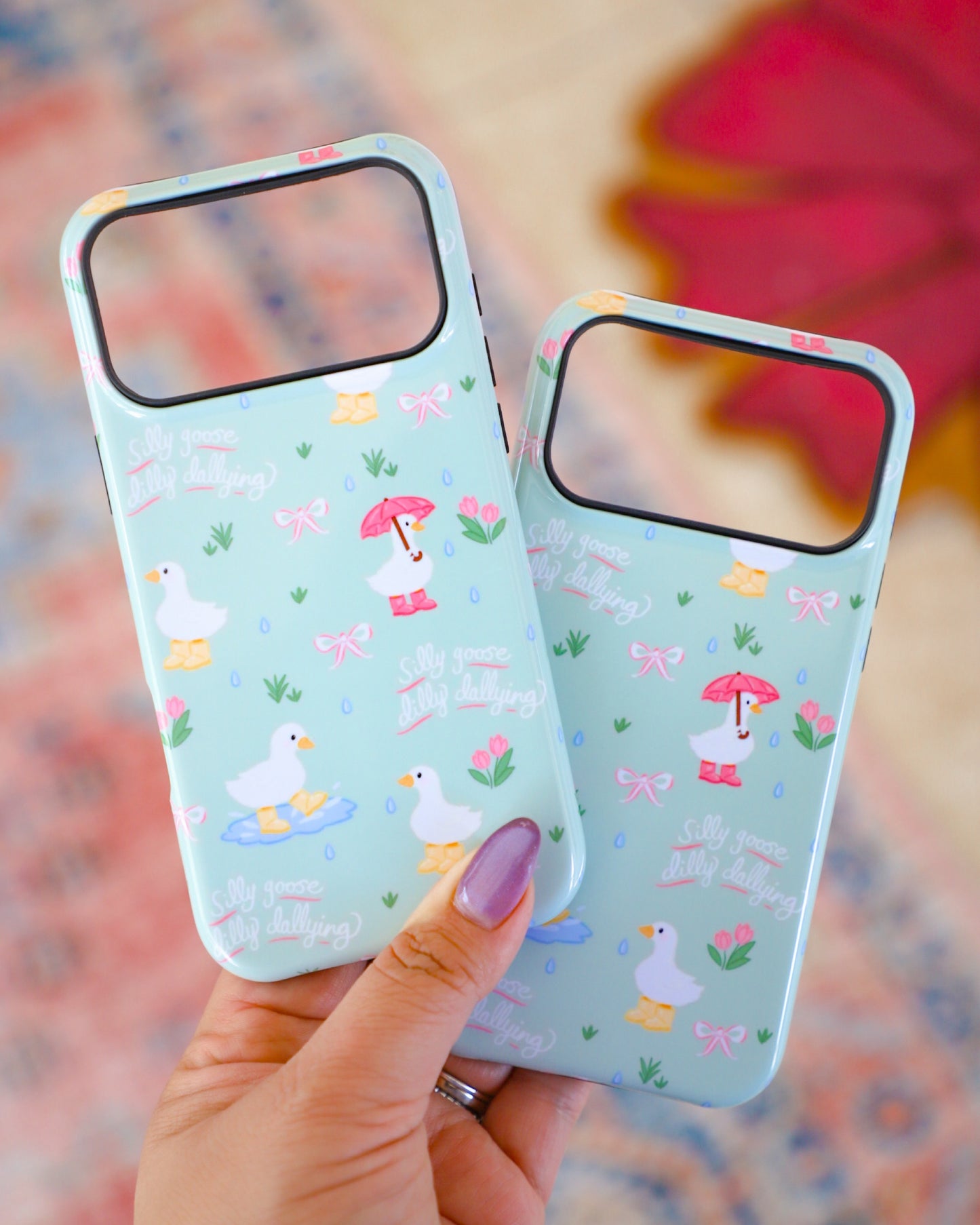 Silly Goose Dilly Dallying MagSafe iPhone Case