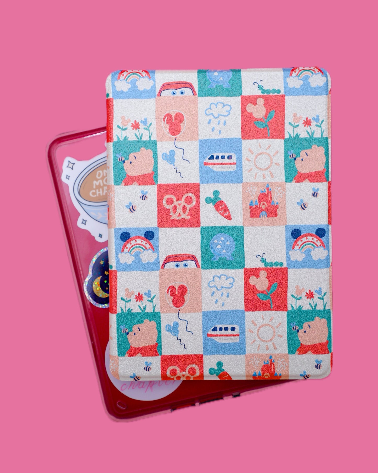 Park Hopper Clear Back Kindle Case