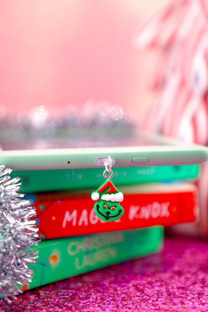 Handmade Grinch Kindle Charm