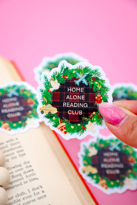 Home Alone Reading Club Sticker