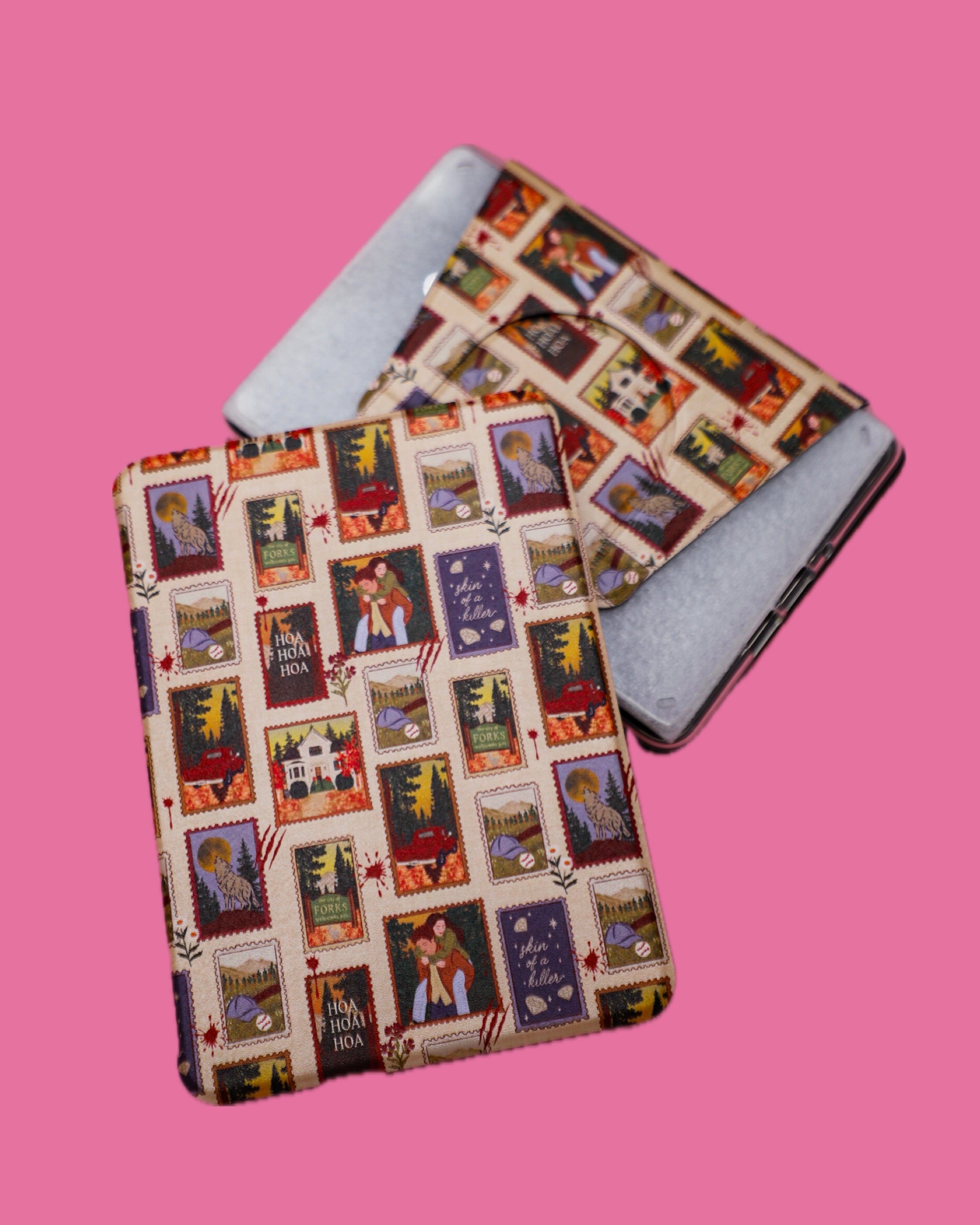 Hoa Hoa Hoa Season Stamps Detachable Cover Kindle Case