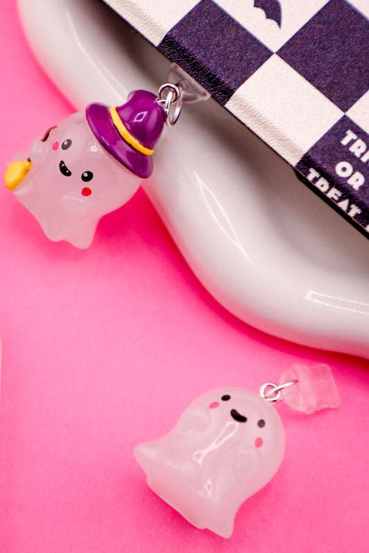 Glow In The Dark Ghost Kindle Charms