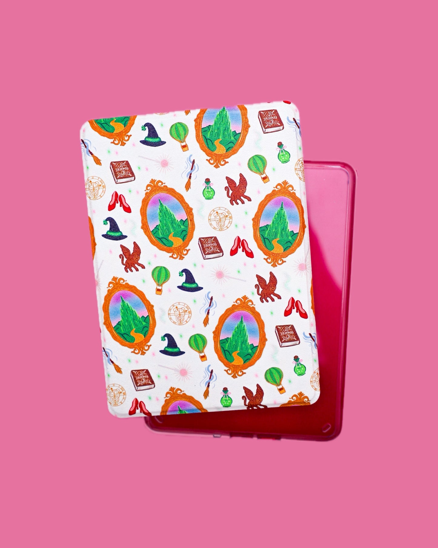 Emerald Enchantment Clear Back Kindle Case