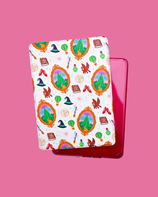 Emerald Enchantment Clear Back Kindle Case