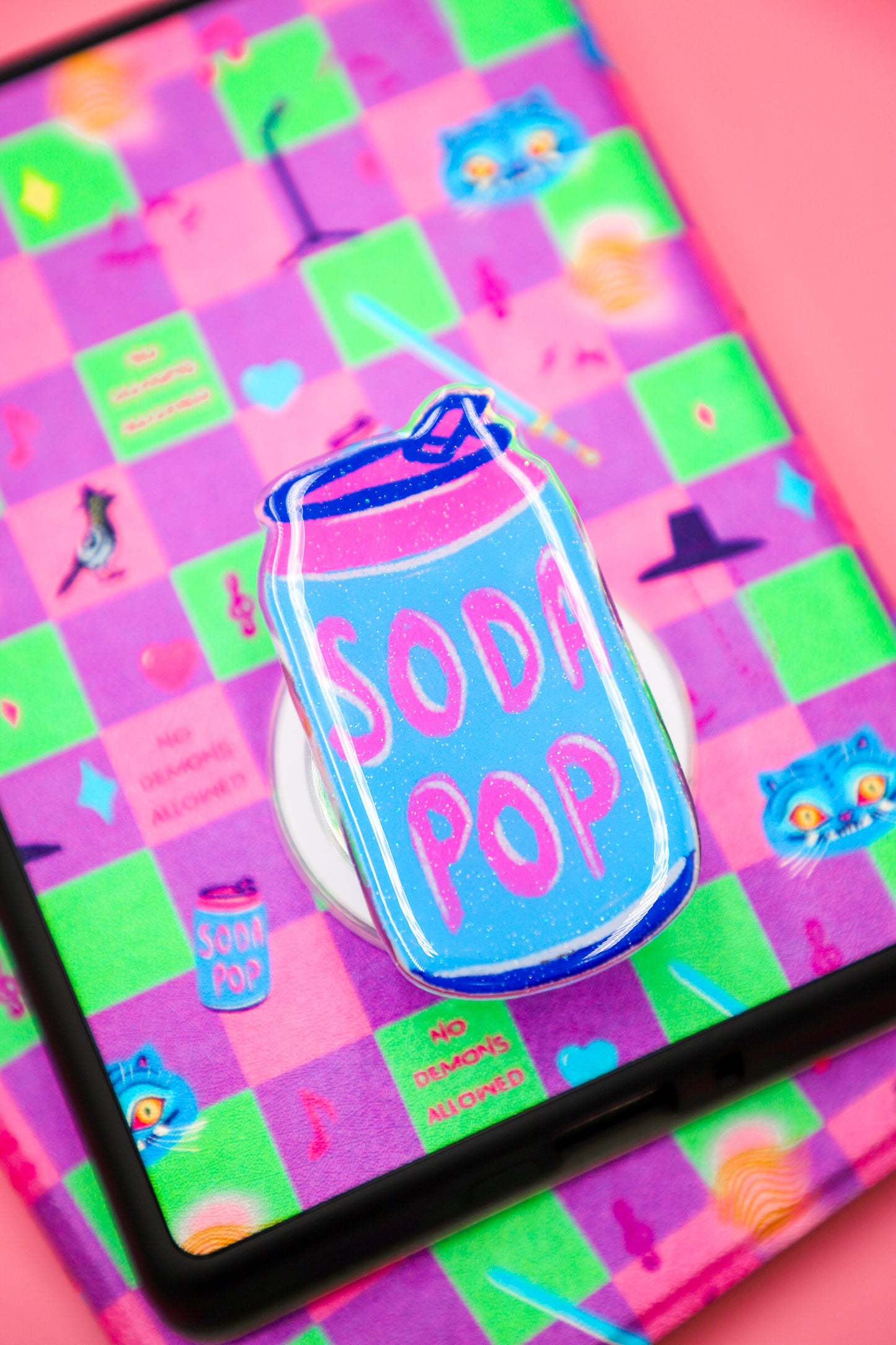 Soda Pop Glitter MagSafe Phone Grip