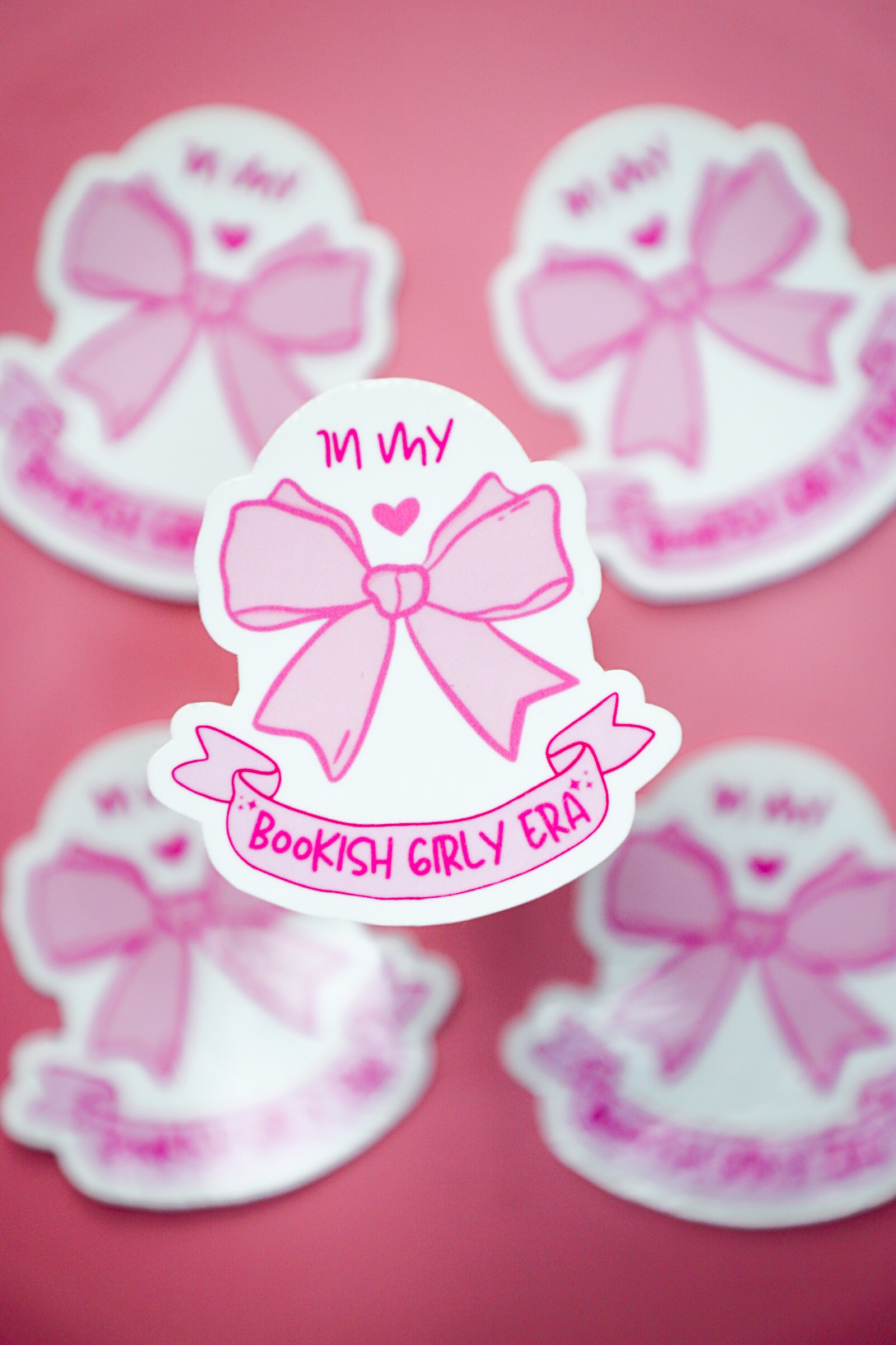 In My Bookish Girly Era Sticker