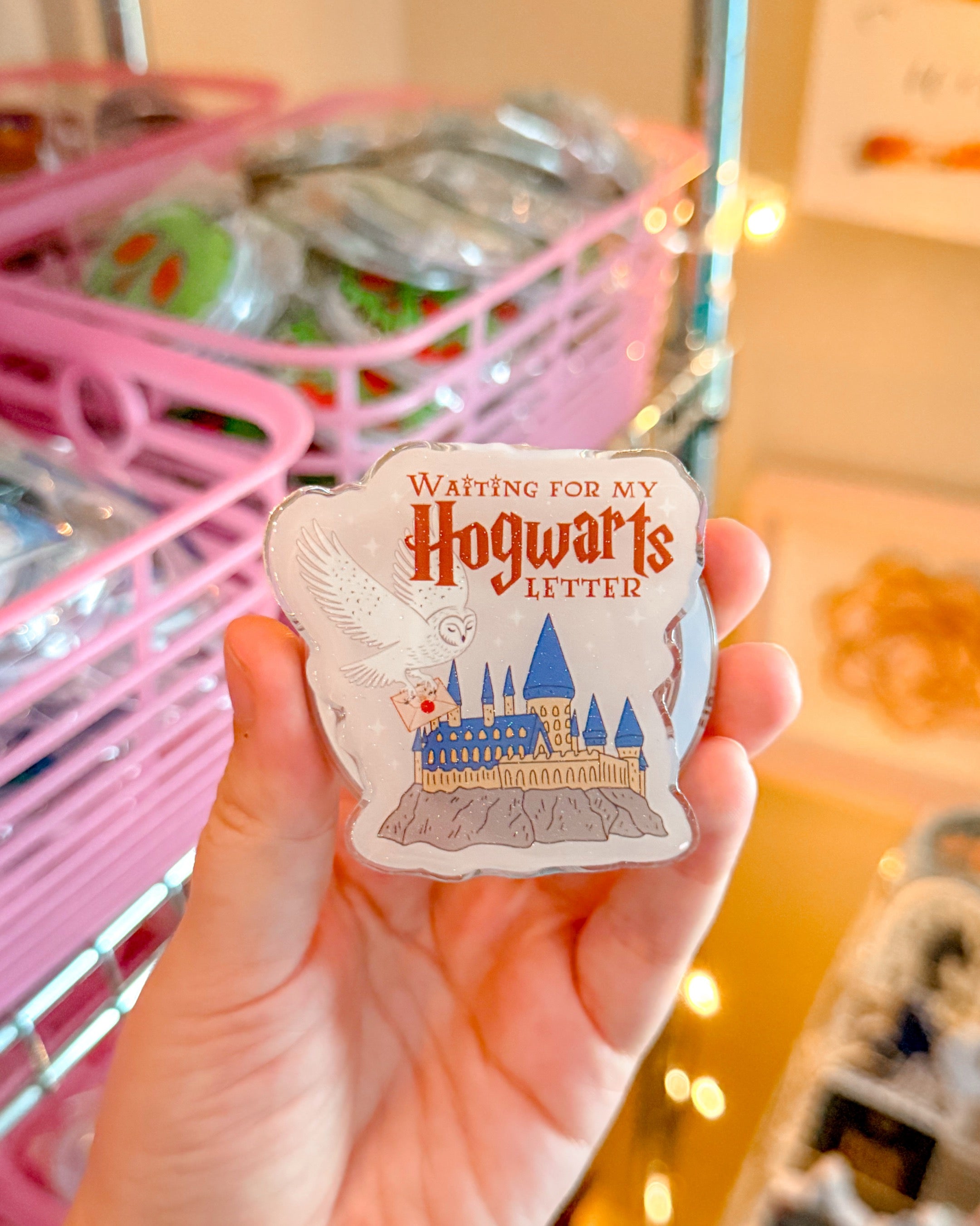 Waiting For My Hogwarts Letter Glitter MagSafe Phone Grip