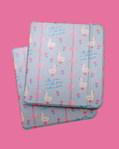 Silly Goose On The Loose With A Book Kobo Libra Case