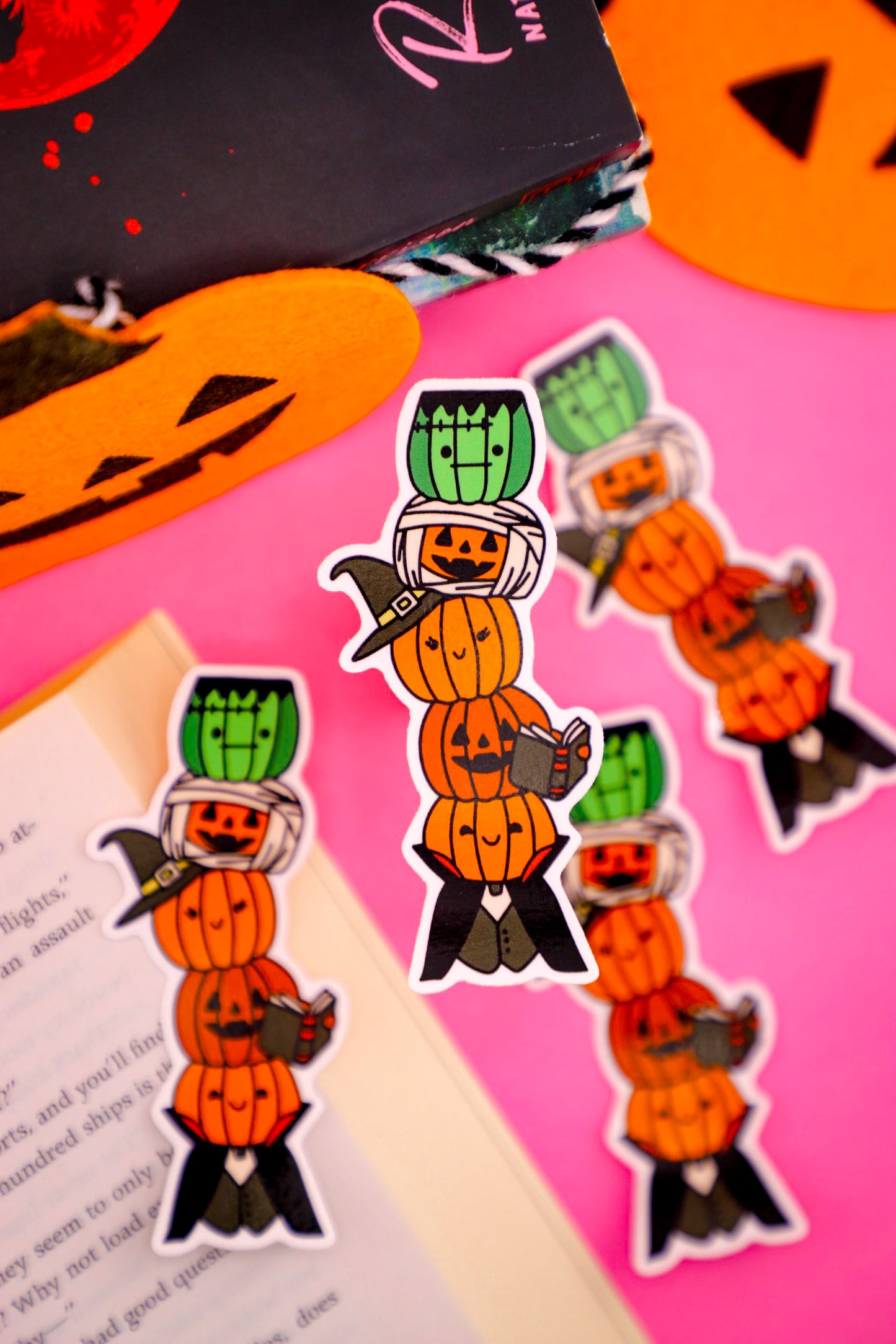 Halloween Pumpkin Stack Sticker