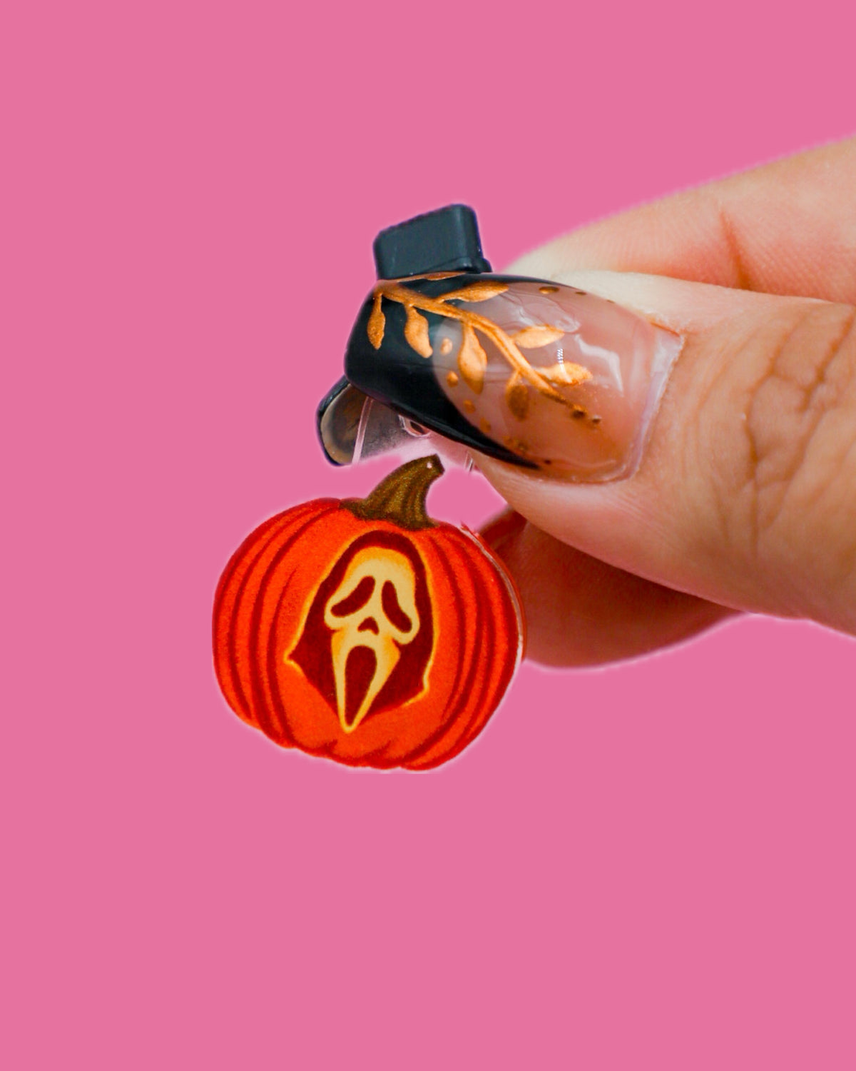 Ghost Pumpkin Kindle Charm