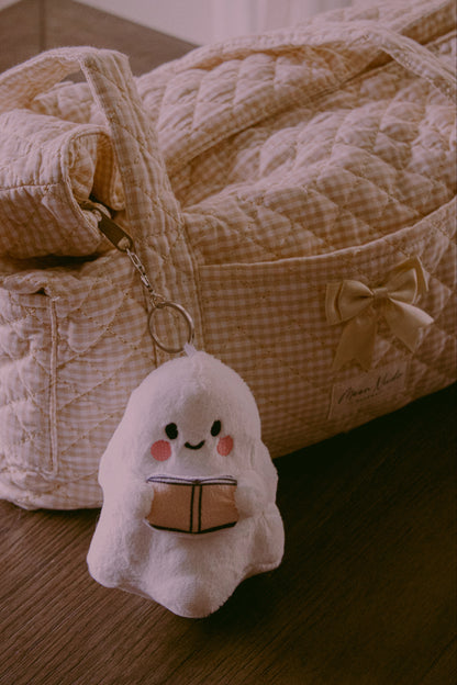 Bookish Ghost Keychain Plushie