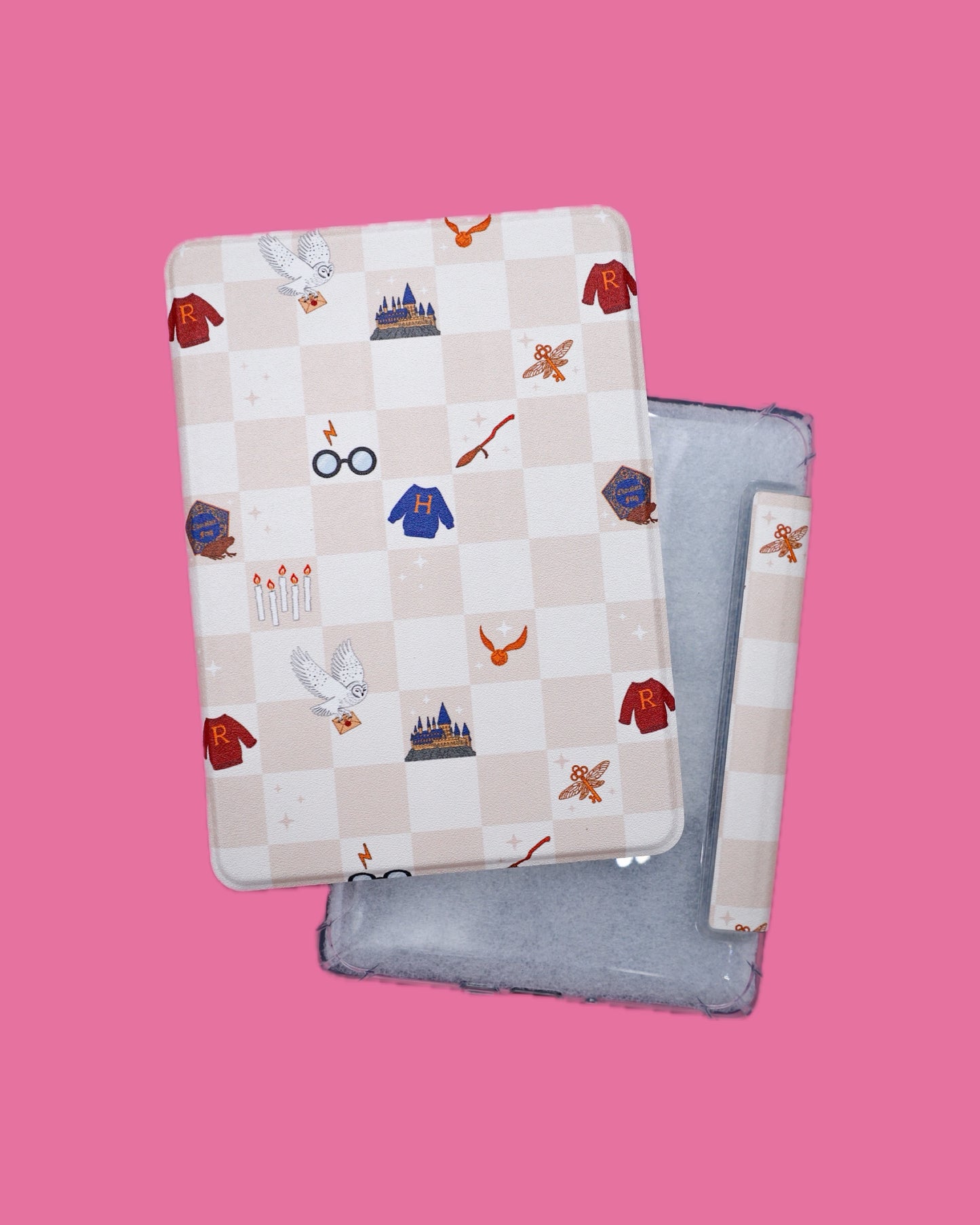 Happy Christmas TPU Clear Back Kindle Case