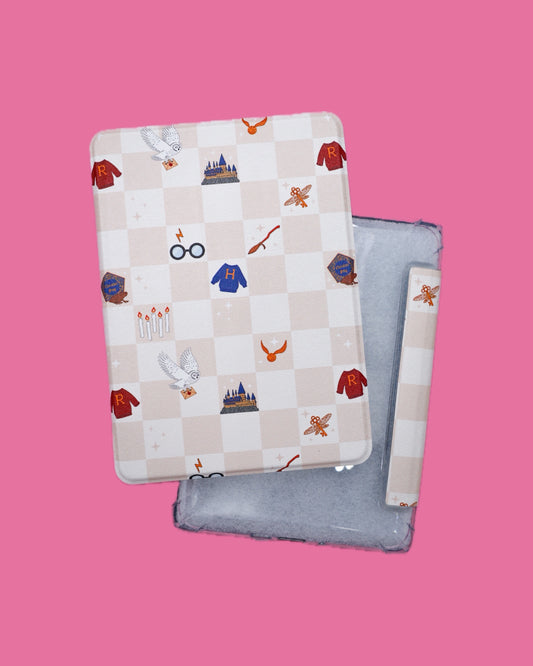 Happy Christmas TPU Clear Back Kindle Case