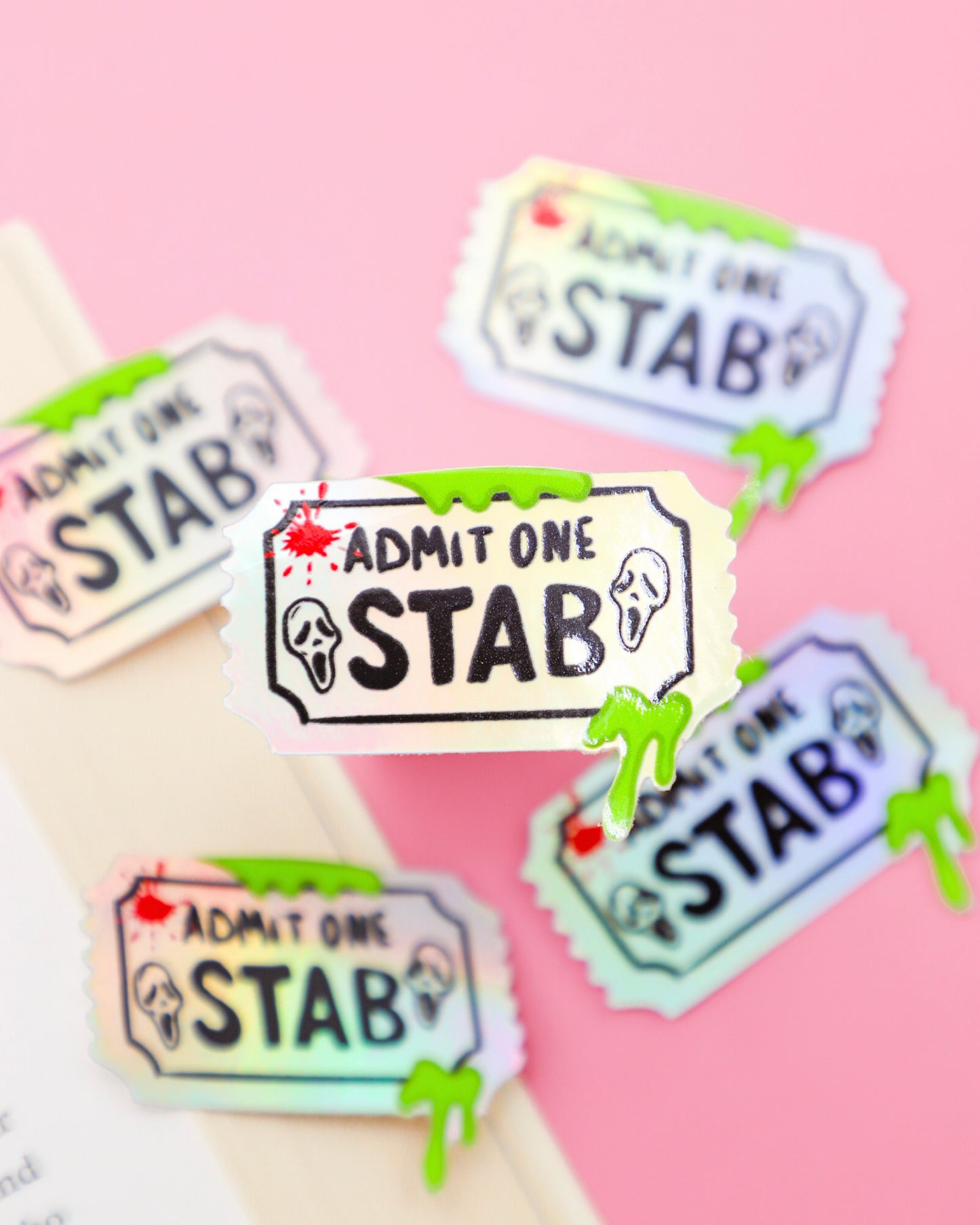 Admit One Sticker