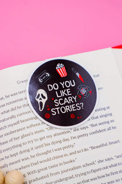 Do You Like Scary Stories Magnetic Bookmark