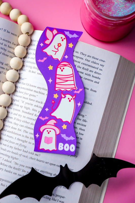 Boo Wavy Bookmark