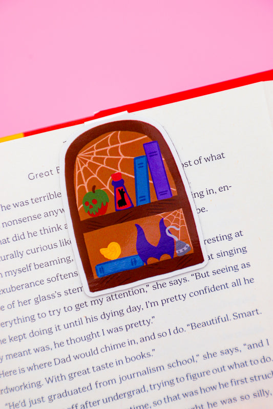 Villains Bookshelf Magnetic Bookmark