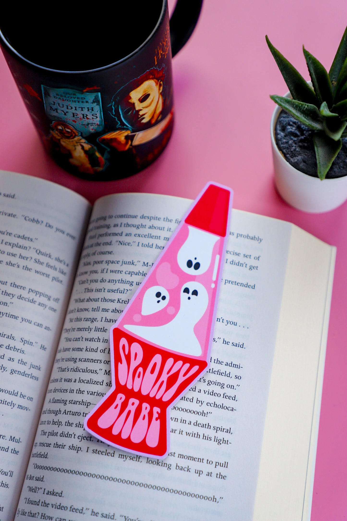 Lava Lamp Spooky Babe Bookmark