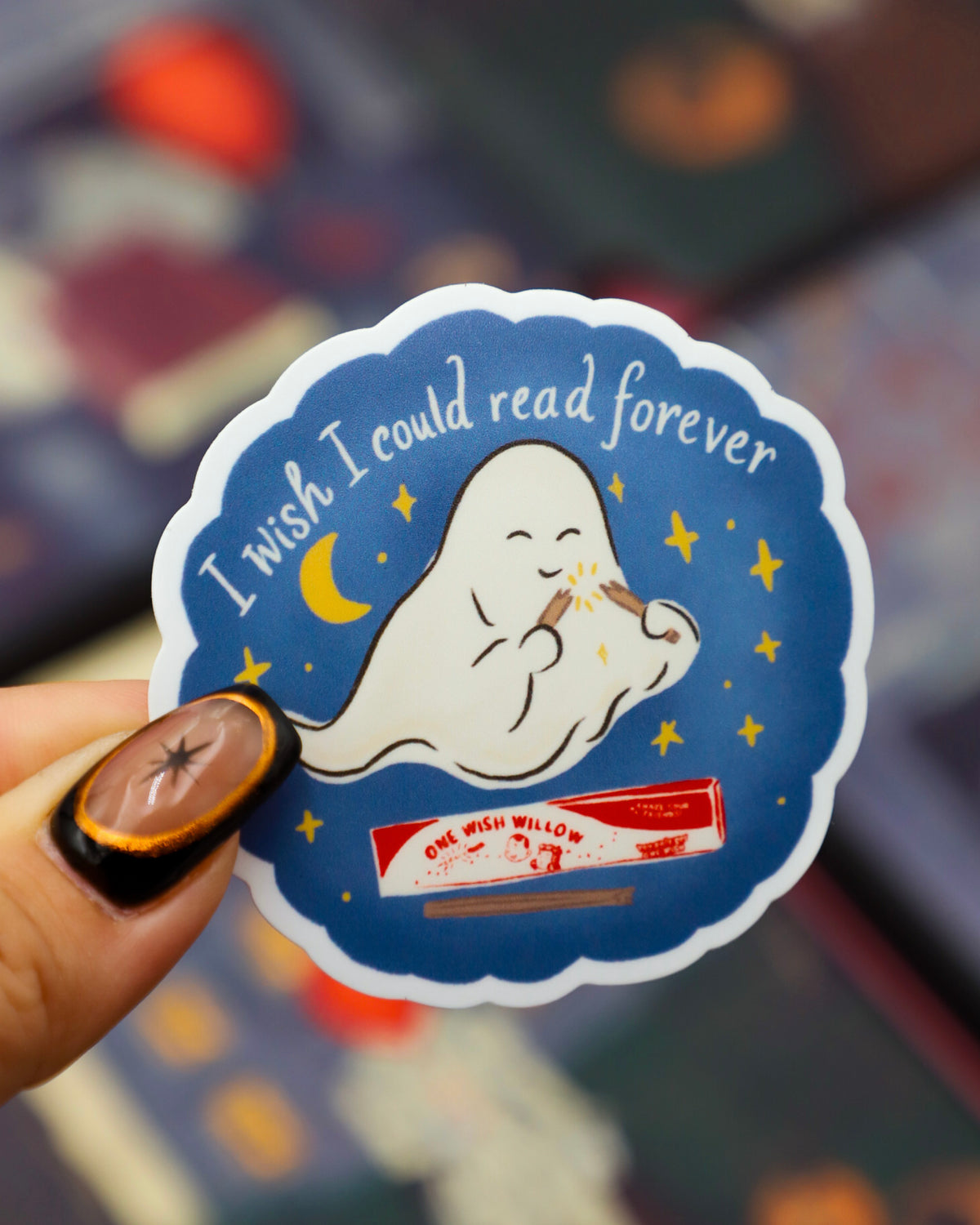 I Wish I Could Read Forever Sticker