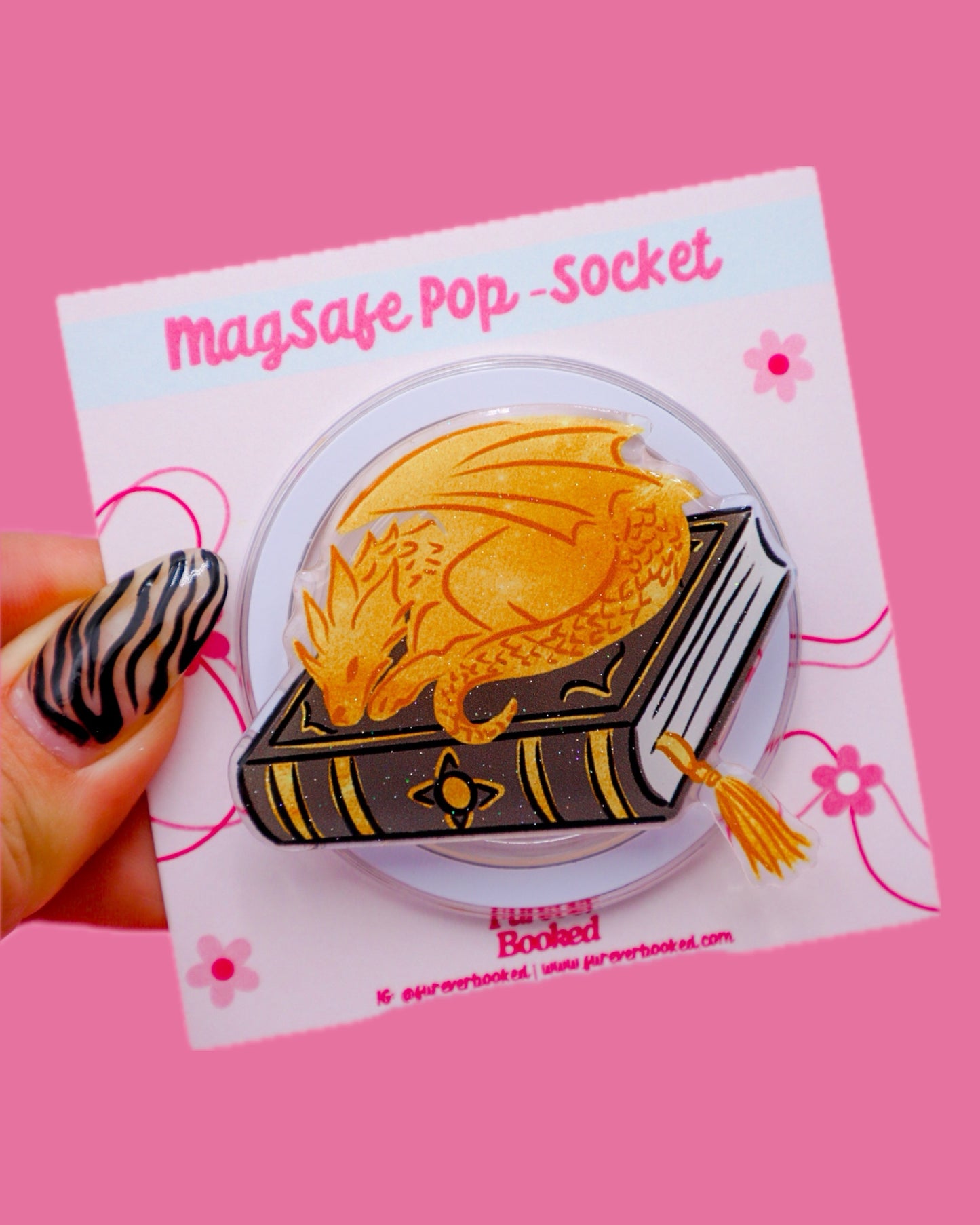 Sleeping Dragon MagSafe Phone Grip